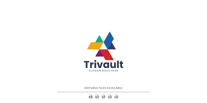 Gradient Modern Triangle Logo Design - Features Image 1