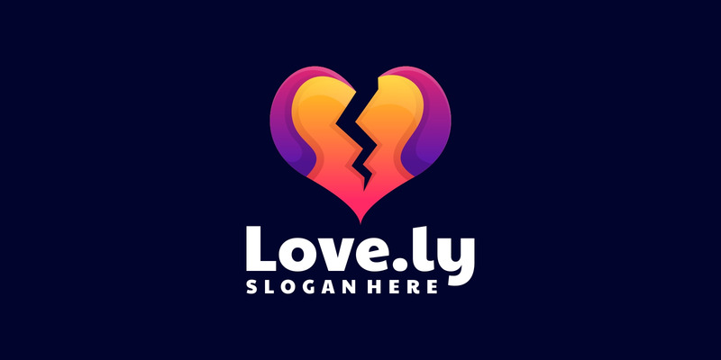 Logo colorato sfumato d'amore 1 - Caratteristiche Immagine 1