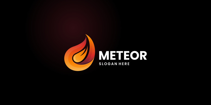 Meteor Gradient Logo Design - Features Image 1