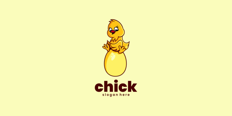 Civciv Maskot Çizgi Film Logosu - Features Image 1