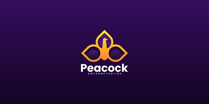 Tavus Kuşu Hat Sanatı Gradyan Logo Stili - Features Image 1
