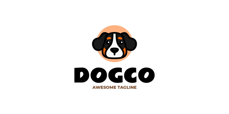 Logo mascotte semplice Dogco 2 - Caratteristiche Immagine 1