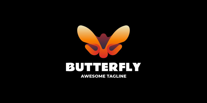 Butterfly Gradient Colorful Logo 26 - Features Image 1