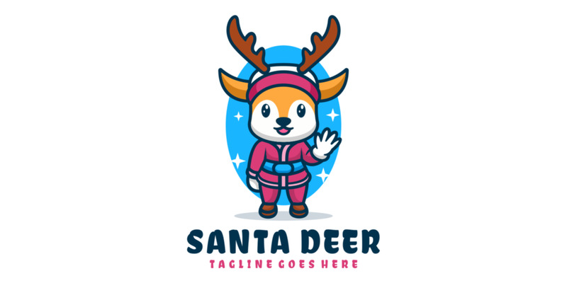 Logo del fumetto della mascotte dei cervi della Santa - Caratteristiche Immagine 1