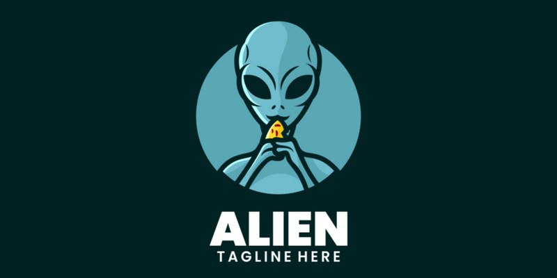 Création de logo de dessin animé de mascotte extraterrestre - Caractéristiques de l’image 1