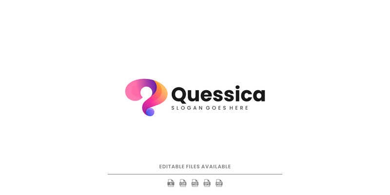 Gradient Modern Question Mark Logo - Features Image 1