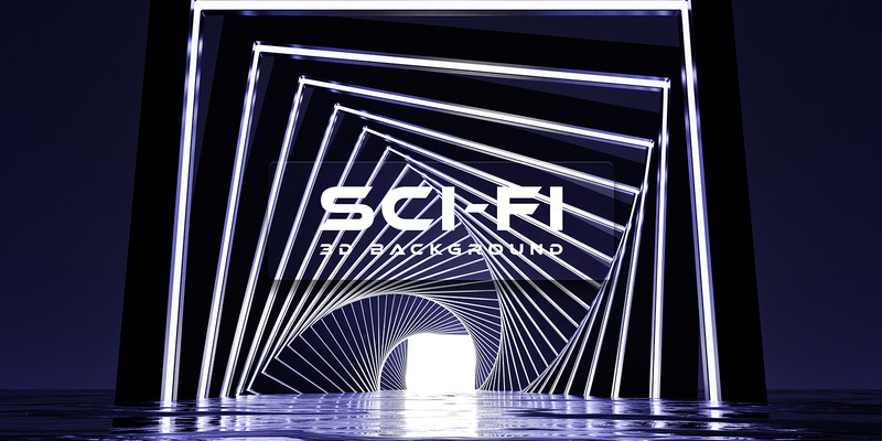 3D Sci-Fi bakgrundsgrafik 10 - Features Image 1