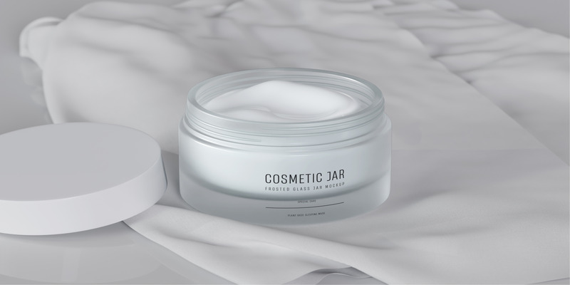 3 sets of Cosmetic Jar Mockup - Features Image 1