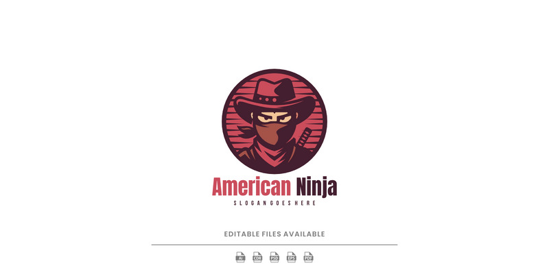 Ninja Mascot Logo Design Template - Features Image 1
