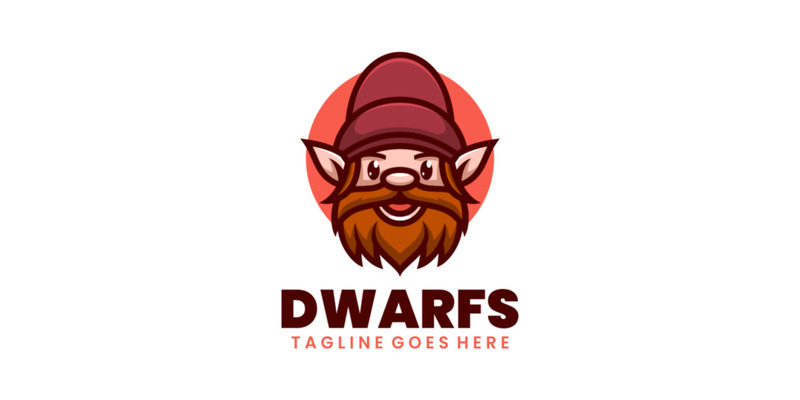 Logo de dessin animé de mascotte de nains - Caractéristiques de l’image 1