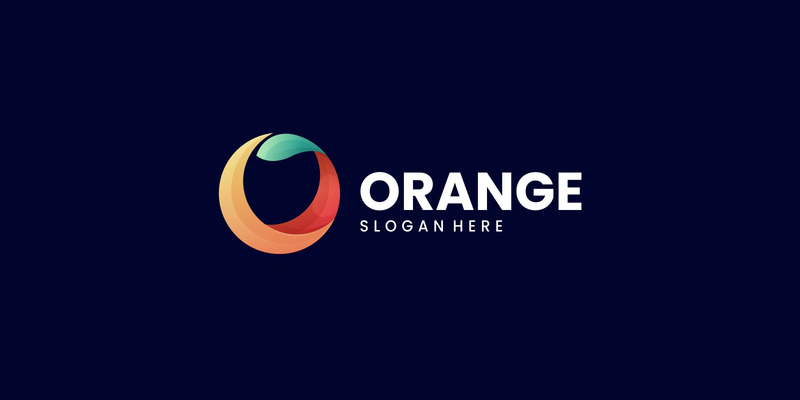 Bokstaven Orange Gradient Logotyp - Features Image 1