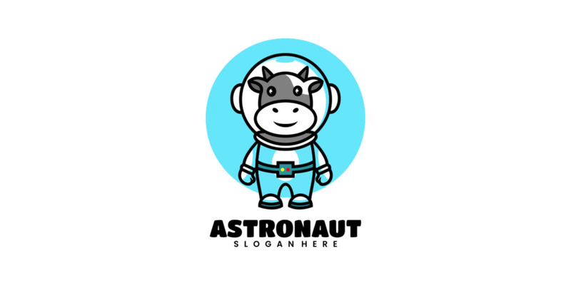 Ko astronaut tecknad logotyp - Features Image 1