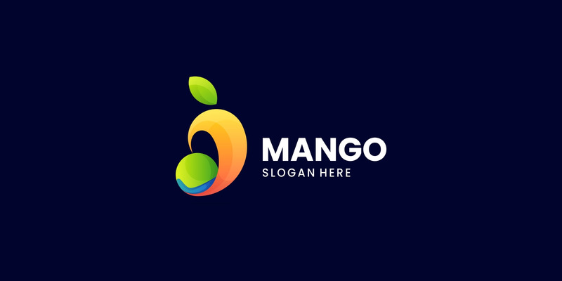 Mango Gradient färgglad logotyp stil - Features Image 1