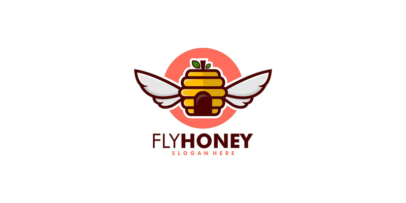 Fly Honey Simple Mascot Logo - Features Image 1