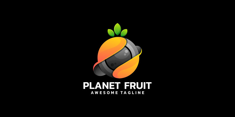 Gradientowe logo planety - Obraz funkcji 1