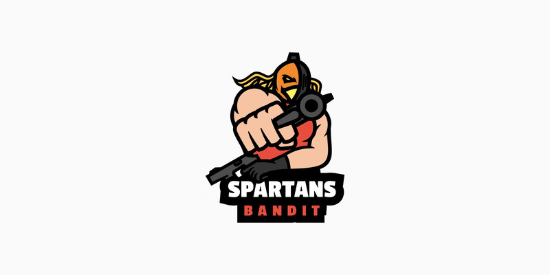 Logotipo de personaje de dibujos animados de bandido - Características Imagen 1