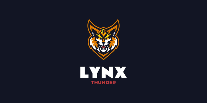 Mascot Thunder Lynx Logo Design - Features Image 1
