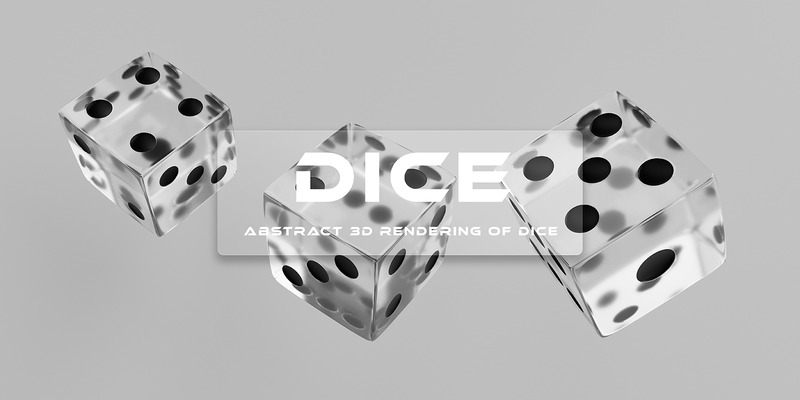 3D Dice Abstract Background #310330 - TemplateMonster