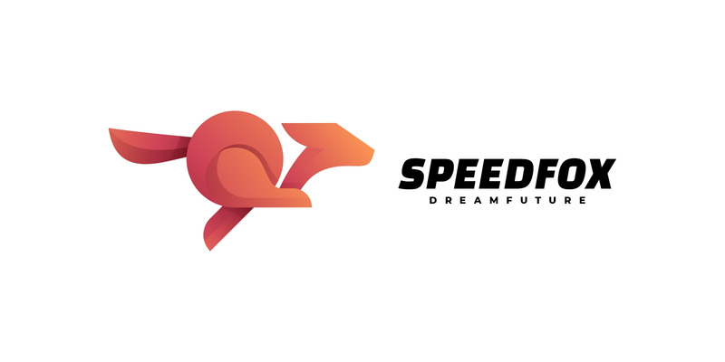 Speed Fox Gradient Logo Style - Features Image 1