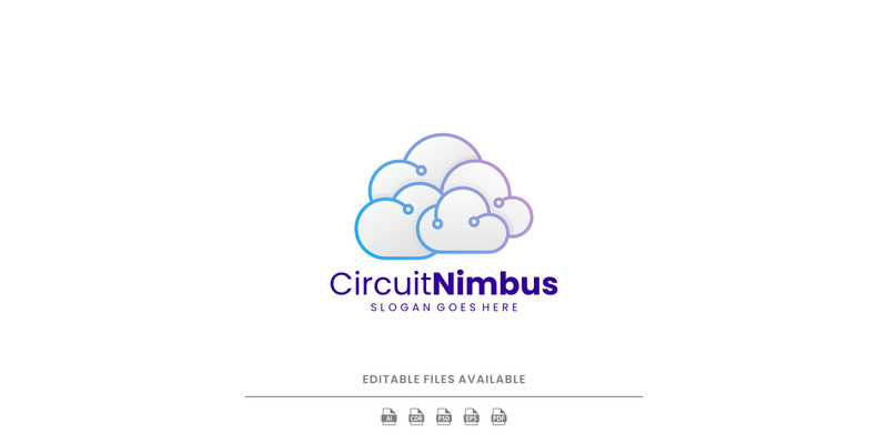 Gradient Line Art Cloud Elements Logo - Features Image 1