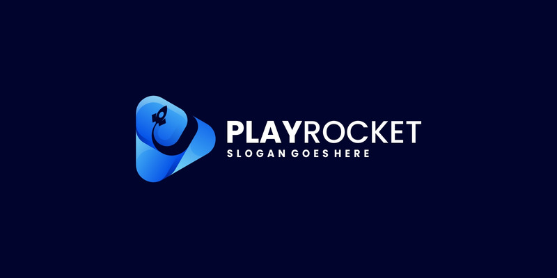 Gradient Modern Rocket Logo Design 365 - Features Image 1