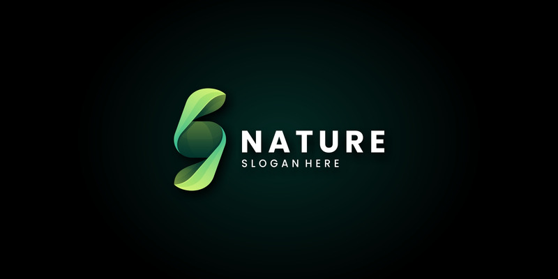 Logo dégradé de couleur nature - Caractéristiques de l’image 1
