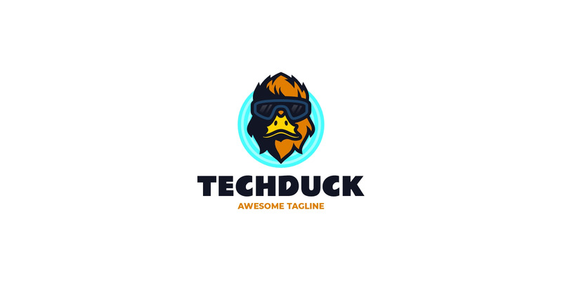 Mascot Duck Logo Design Template 741 - Features Image 1