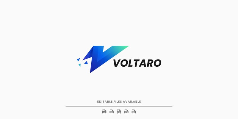 Letter V - Volt verloop Logo - Features Image 1