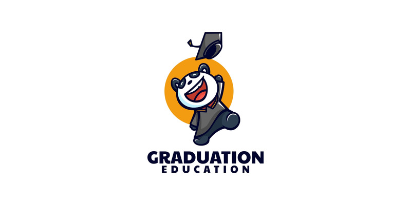 Mezuniyet Panda Karikatür Logosu - Features Image 1