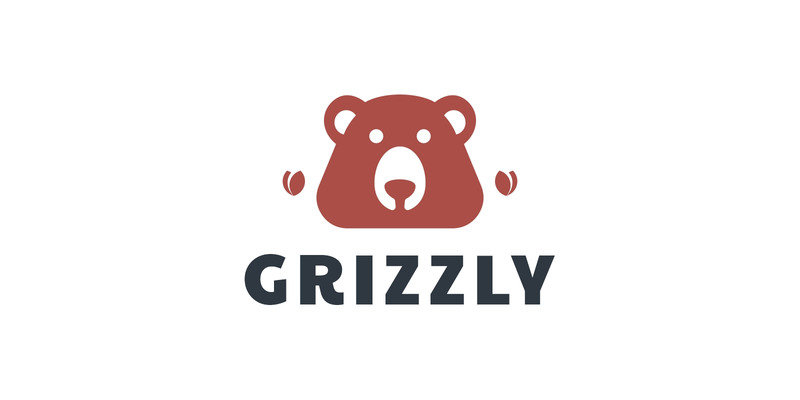 Stile del logo semplice testa di Grizzly - Caratteristiche Immagine 1