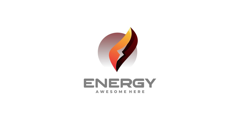 Logo-stijl met energiegradiënt - Features Image 1