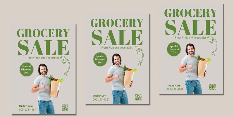 Grocery Sale Flyer Template - Features Image 1