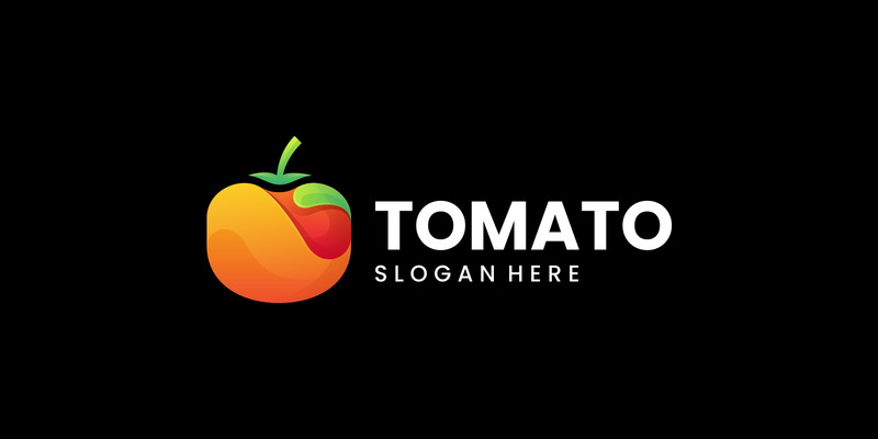Tomat Gradient Logotyp Mall - Features Image 1