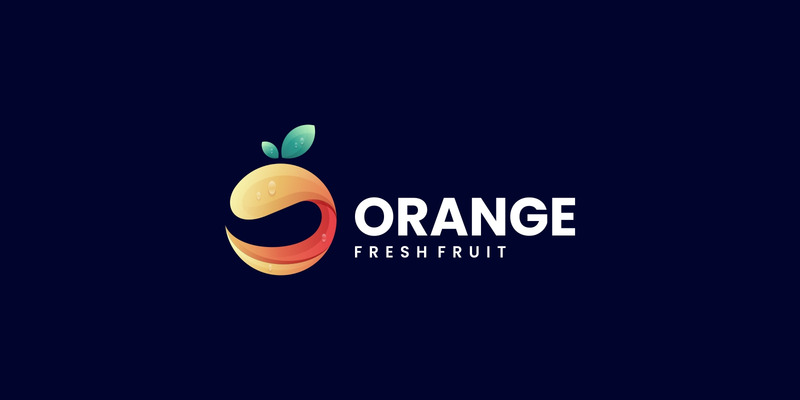 Orange Fresh Gradient Logotypstil - Features Image 1