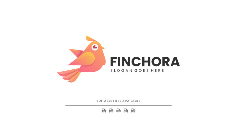 Gradient Modern Bird Logo Design 578 - Features Image 1