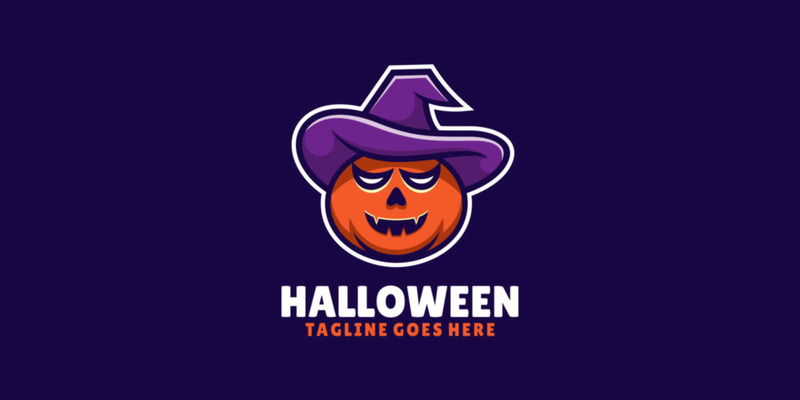Halloween Mascot Cartoon Logo - Features Image 1