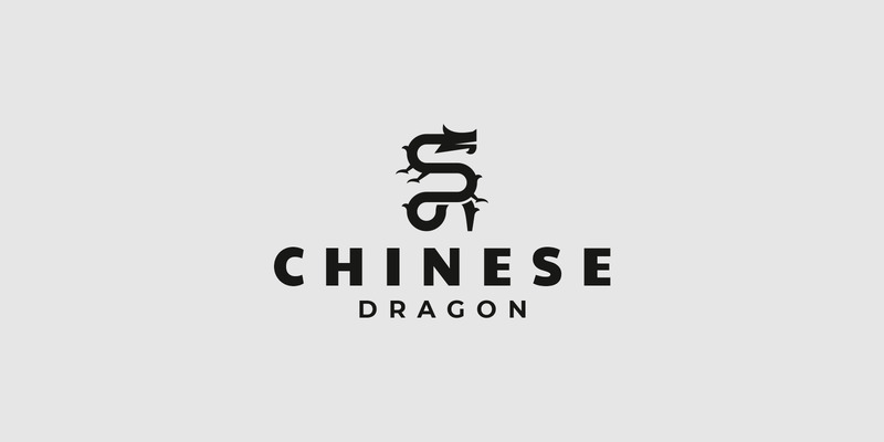 Estilo de logotipo simple dragón chino - Características Imagen 1