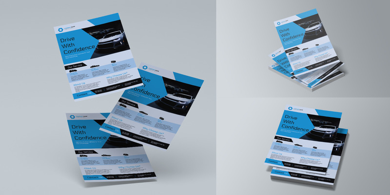 Car Rental Flyer Template Design - Features Image 1