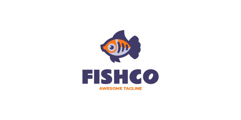 Fishco Proste logo maskotki 23 - Obraz funkcji 1