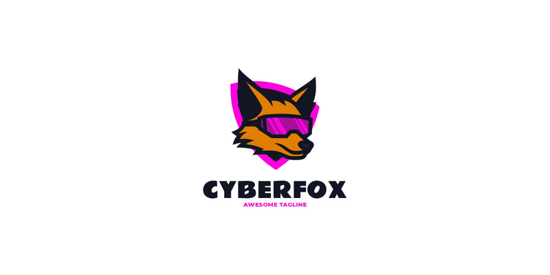 Mascot Cyber Fox Logo Design - Features Image 1
