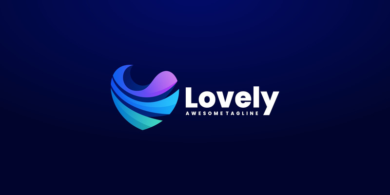Bello stile del logo sfumato 1 - Caratteristiche Immagine 1