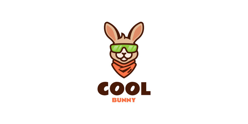 Mascot Modern Bunny Logo Design - Features Image 1