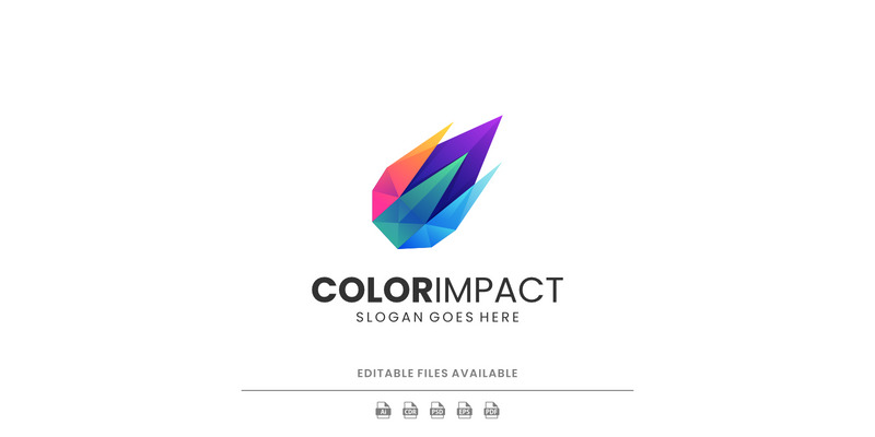 Modern Gradient Meteor Logo Design - Features Image 1