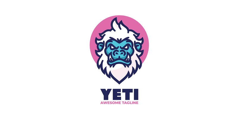 Diseño de logotipo de mascota simple Yeti - Características Imagen 1