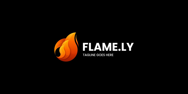 Vektor Flame Gradient Logo Design - Features Image 1