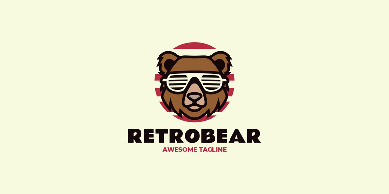 Mascot Modern Bear Logo Design 6321 - Features Image 1