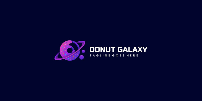 Donut Galaxy Gradient Logo - Caractéristiques de l’image 1