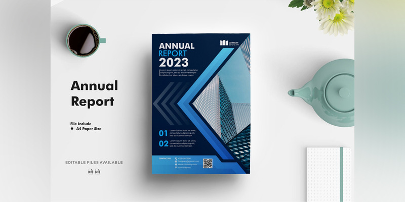 Modèle de brochure de rapport annuel - Caractéristiques de l’image 1