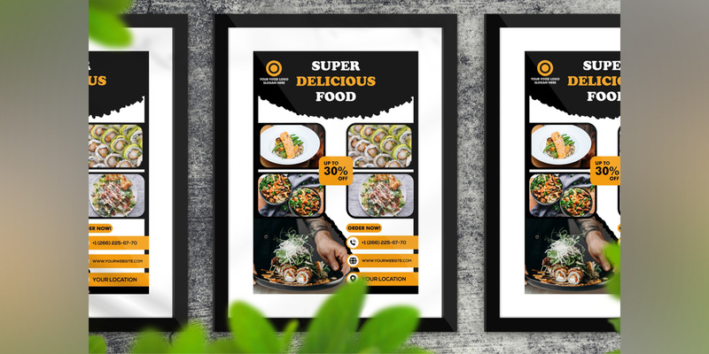 Delicious Food Flyer Template - Features Image 1