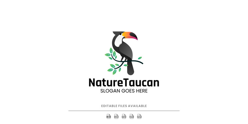 Modern Gradient Toucan Bird Logo Design - Features Image 1